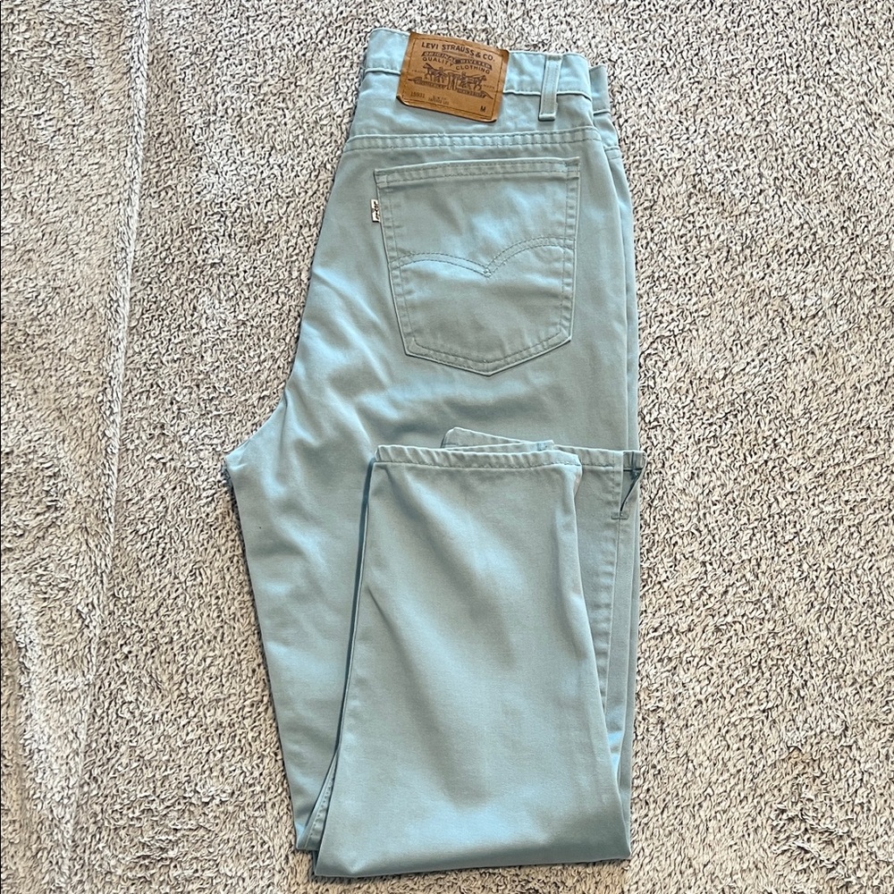 Vintage Levi's 912 Pastel Blue Denim Pants